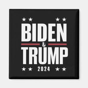 Biden Trump 2024 Roligt Val Presidentiell Vicepres Magnet