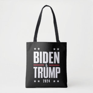 Biden Trump 2024 Roligt Val Presidentiell VP Tygkasse