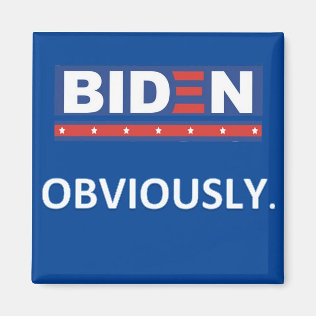 Biden Uppenbarligen Magnet (Framsidan)