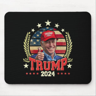 Biden Wearing Trump Red Hat Shirt Funny Trump 2024 Musmatta