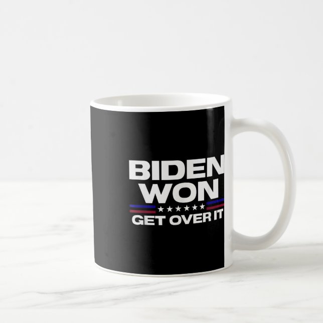 Biden Won får över det patriotiska Pro Joe Anti Kaffemugg (Höger)