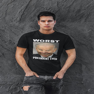 Biden Worst President någonsin   Anti Joe Biden Mö T Shirt