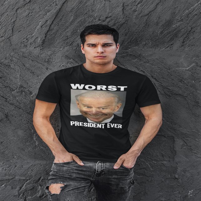 Biden Worst President någonsin | Anti Joe Biden Mö T Shirt (Skapare uppladdad)