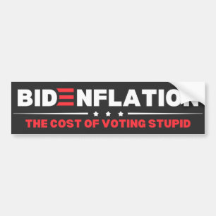 Bidenflation av kostnaderna för att rösta om stela bildekal