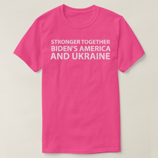 Bidens America Ukraina Biden7 T Shirt (Design framsida)