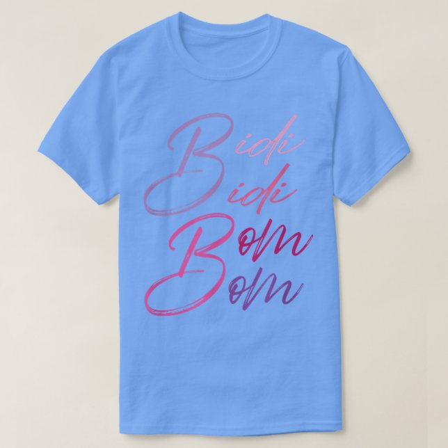 Bidi Bom Bom Latina Meican Spain Cumbia Dan T Shirt (Design framsida)