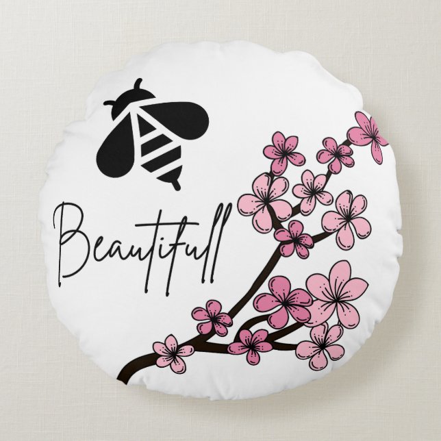 bidop rund kudde (Framsidan)