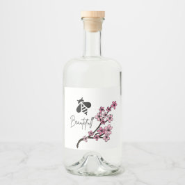 bidop spritflaskor etikett