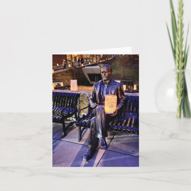 bidragsbänk för galena luminaria helgkort (Framsida)