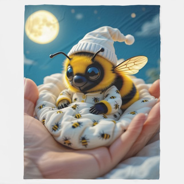 Bie-Natt Flanellfilt Fleecefilt (Framsidan)
