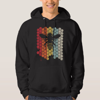 Bie . Retro Stil Bihållare Hoodie