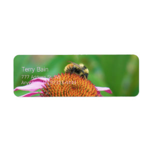 BiEchinacea Returadress Etikett