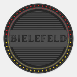 Bielefeld Stadens Stolthet Emblem – Tysk Identitet Runt Klistermärke