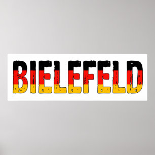 Bielefeld Tyskland Poster