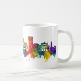 Bielefeld Tyskland Skyline Kaffemugg