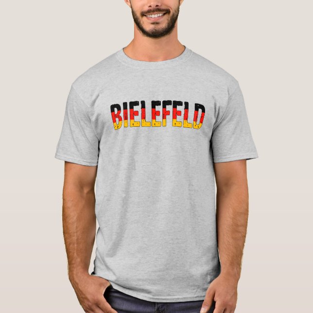 Bielefeld Tyskland T Shirt (Framsida)