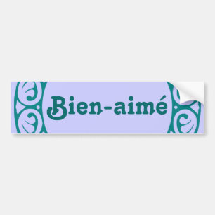 Bien-aimé franskbildekal bildekal