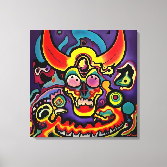 Bien podrías discutir con el Diablo Canvastryck (Framsida)