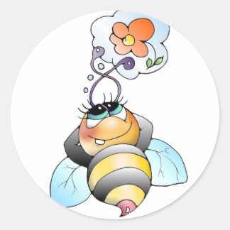 Biene Bienen aufkleber - sticker bee bees Runt Klistermärke
