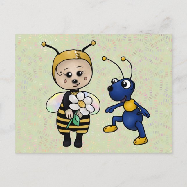 Biene und Ameise Vykort (Framsida)