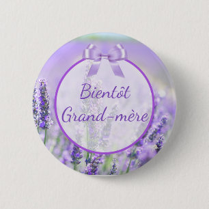 Bientôt Grand-mère Baby Shower Button Knapp