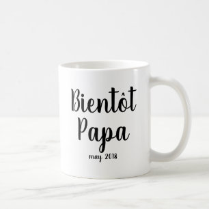 Bientot pappa Fransk Baby Shower Pappa Mugg