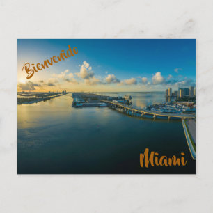 Bienvenido la postal de Miami Vykort