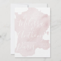 Bienvenue Frankrike Watercolor Destination Wedding