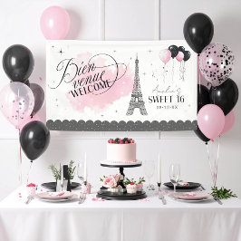 Bienvenue Welcome Parisian Sweet 16 ID1162
