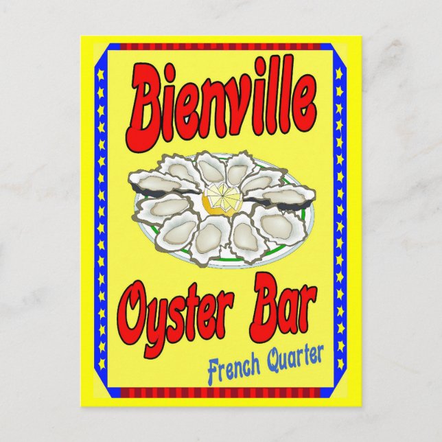Bienville Oyster Pub Vykort (Framsida)
