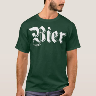 Bier Funny German Beer för manar Oktoberfest T Shirt