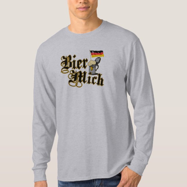 Bier Mich 2side T Shirt (Framsida)