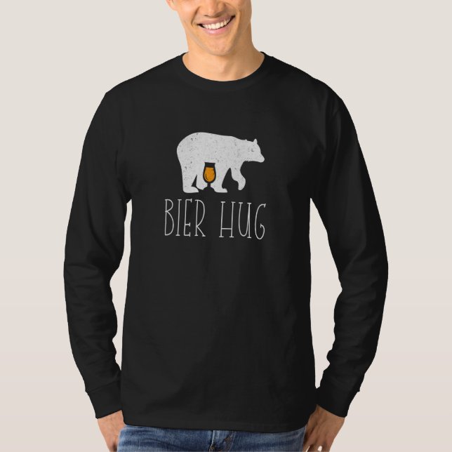 Bier Öljust Djurisk Ölmugg Fest T Shirt (Framsida)