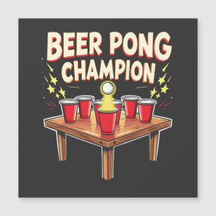Bier Pong Mästare Ping Pong Drickande