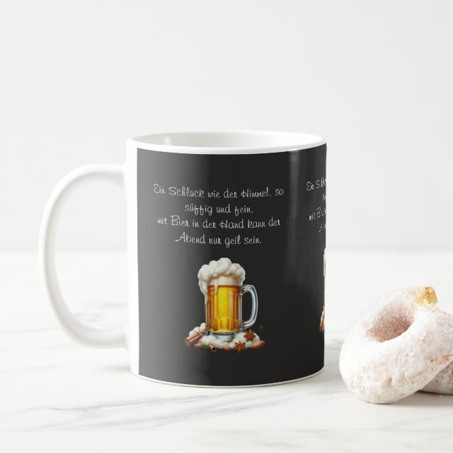 Bier so suffig  kaffemugg (Med munk)