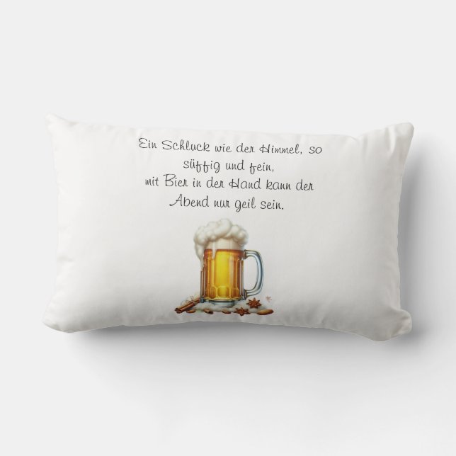 Bier so suffig  lumbarkudde (Baksida)