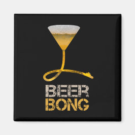 Bierbong för våruppehåll och möhippa magnet