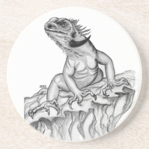 Bierdeckel Drache Underlägg Sandsten