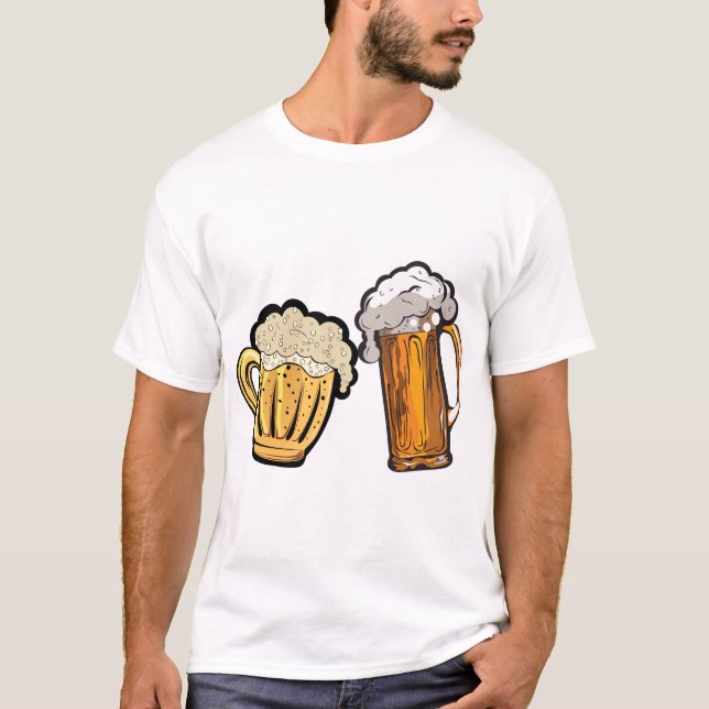 biere chope mousse binouze alcool apero ensemble 5 t shirt (Framsida)