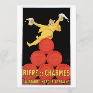 Biere de Charmes-inbjudan/födelsedagskort Inbjudningar