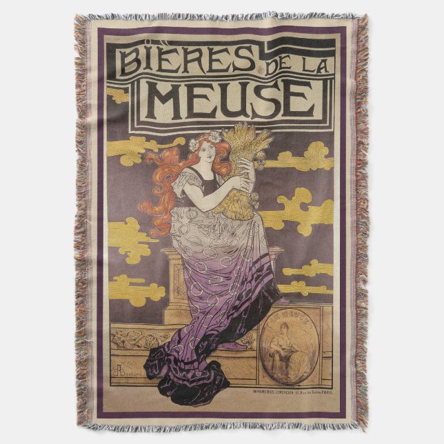 Biere de la Meuse av Marc Auguste Bastard Filt (Framsidan Vertikal)