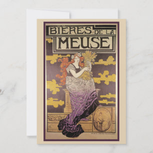 Biere de la Meuse av Marc Auguste Bastard Inbjudningar