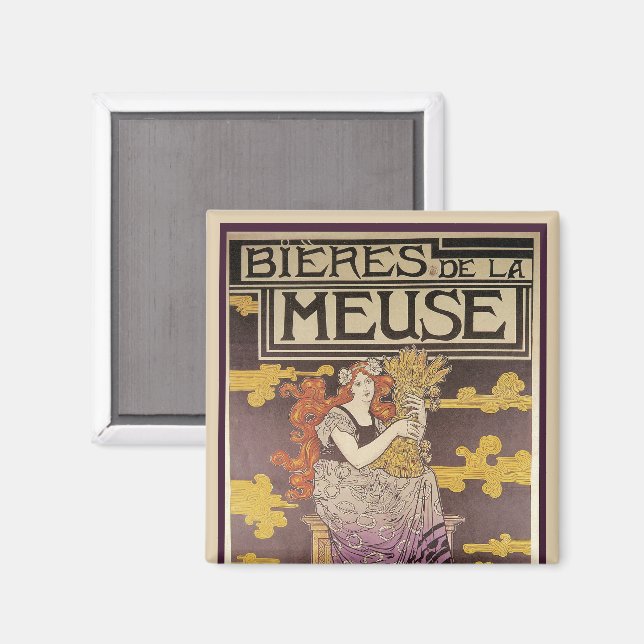 Biere de la Meuse av Marc Auguste Bastard Magnet (Front/Back)