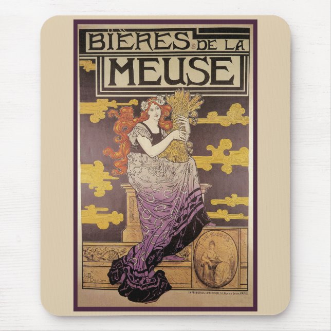 Biere de la Meuse av Marc Auguste Bastard Musmatta (Framsidan)