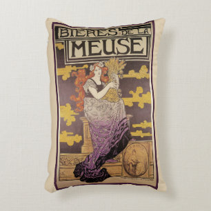 Biere de la Meuse av Marc Auguste Bastard Prydnadskudde