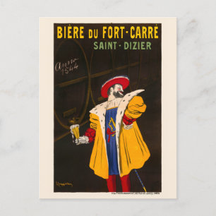 Bière du Fort-Carré Vintage affisch 1907 Vykort
