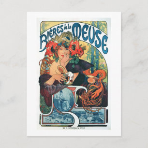 Bieres de la Meuse, Mucha Vykort