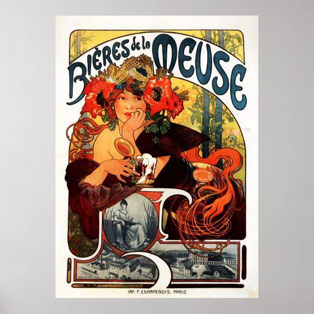 Bieres De La Meuse Poster (Framsidan)
