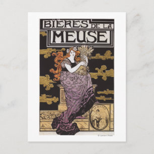 Bieres de la Meuse Promotional Poster Vykort