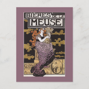 Bieres de la Meuse Promotional Poster Vykort